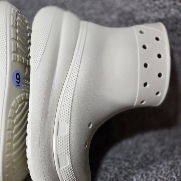 Crocs Classic Bone Waterproof Crush Rain Boots Unisex New 207946-2Y2 - Picture 9 of 16